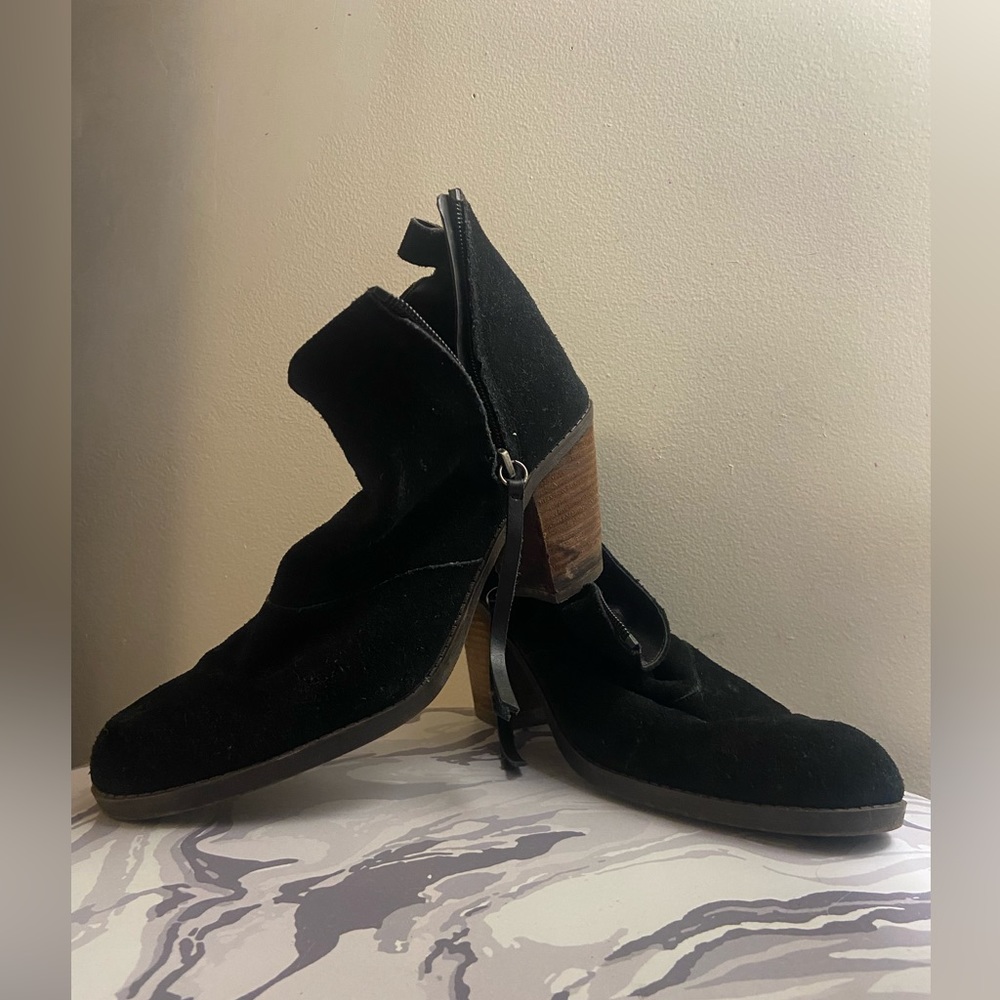 Black heeled boots-9